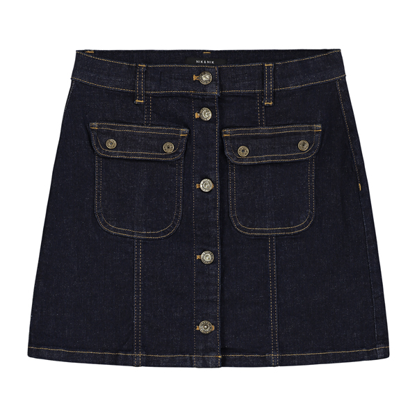 Nik&Nik Florijne Denim Skirt