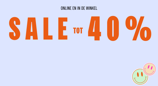 Sale tot 40% korting